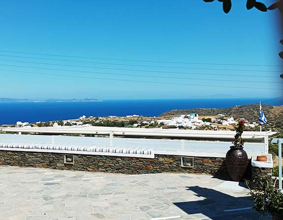 View to the sea from the classic suite