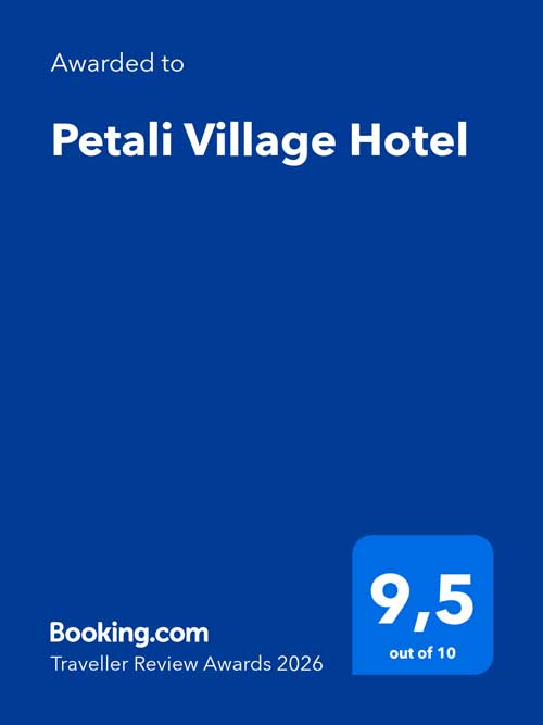 Booking award for hotel Petali village in Sifnos